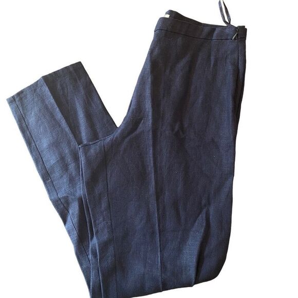 Outfit JP pure linen blue pants zip onside size 12 - Picture 1 of 7